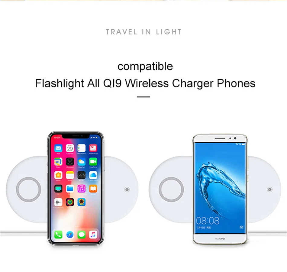 !ACCEZZ 10W 7.5 Fast Wireless Charger 3 in 1 For iphone 8 Plus X For Apple AirPods For Samsung S7 S8 S9 Mobile Phone Chargers (13)