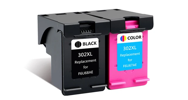 SanSeCai Remanufactured for HP 302 XL Ink Cartridge for HP302 XL  Replacement Ink Cartridges for HP Deskjet 1110 1111 2130 3630 Envy 4511  4512 4520