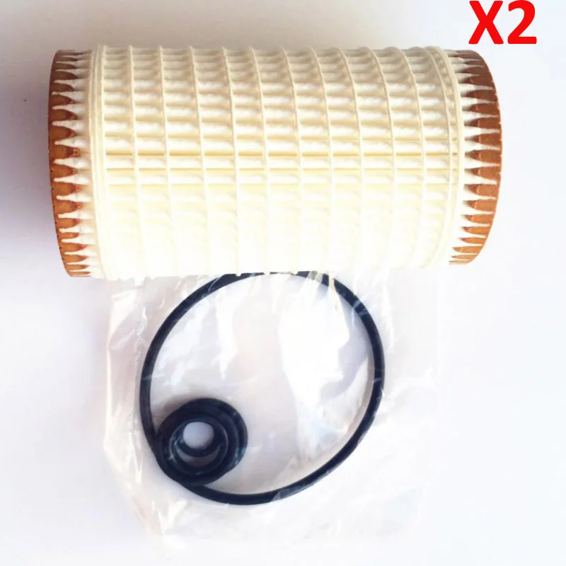 

for Mercedes benz E320 CLK320 S500 C240 C280 ML320 oil filter OEM 0001802609 0001803109 M272 one set two pieces