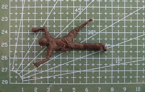 Новинка в разобранном виде 1/35 зомби ползать статуэтка Неокрашенная модель