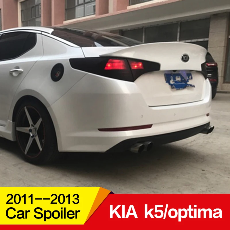 Используется для KIA k5/спойлер OPTIMA 2011 2012 2013 год FRP материал заднее крыло v стиль большой спойлер, аксессуары