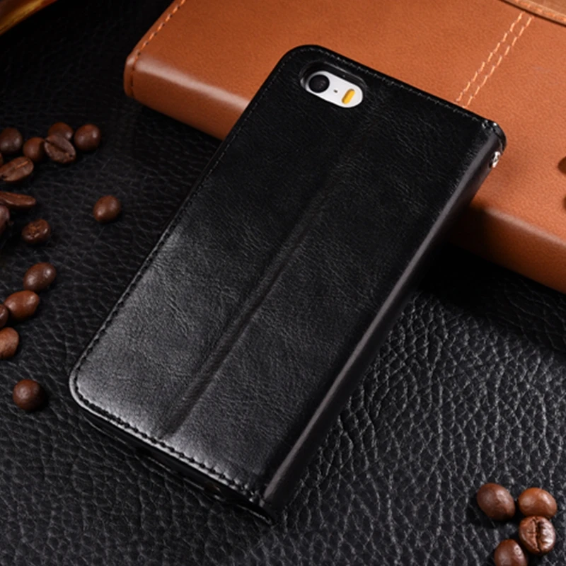 Luxury Leather Wallet Flip Case - Soft Protective Cover