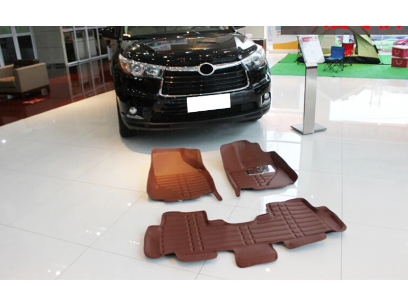 

NEW! Car Inner Floor Mats Foot Mat Pads Cover 5 Seat For Toyota Highlander 2015