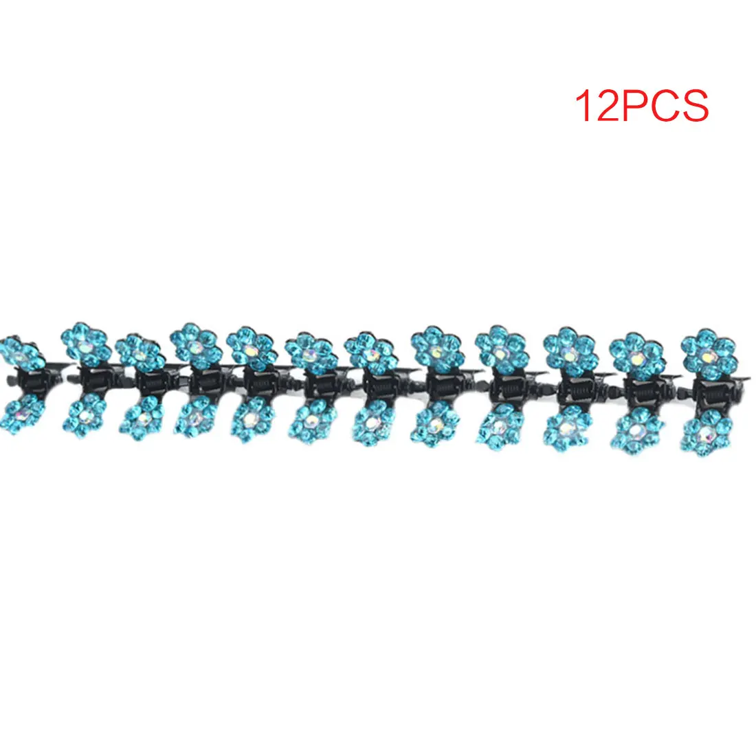 Хрустальный цветок мини-коготь заколка для волос зажим для волос заколка для волос новая заколка аксессуары для волос Инструменты для плетения 12 шт. для женщин девушек