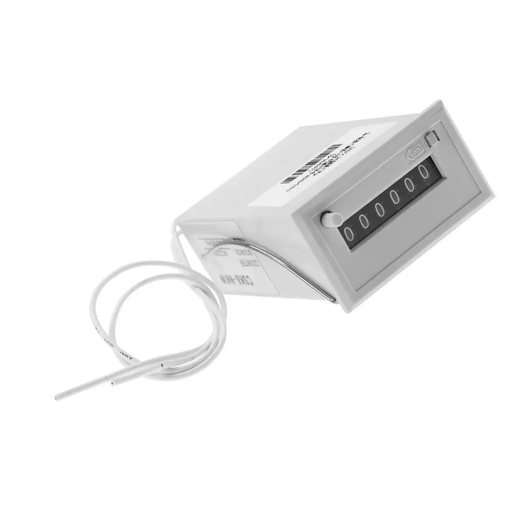 CSK6-NKW 6 цифр электромагнитный счетчик импульсов AC220V/AC110V/DC24V/DC 12 V счетчик импульсов s функциональный