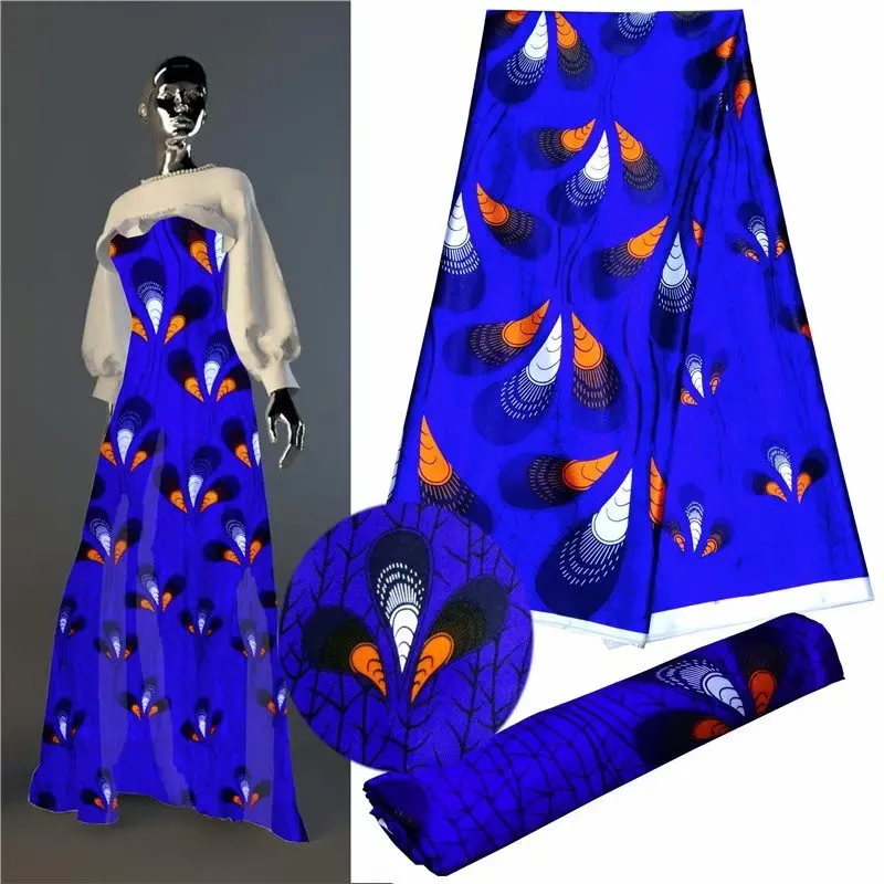 

silk fabric african print fabric 5yard per lot african fabric wholesale nigerian ankara fabrics 2018 africain tissu wax 30