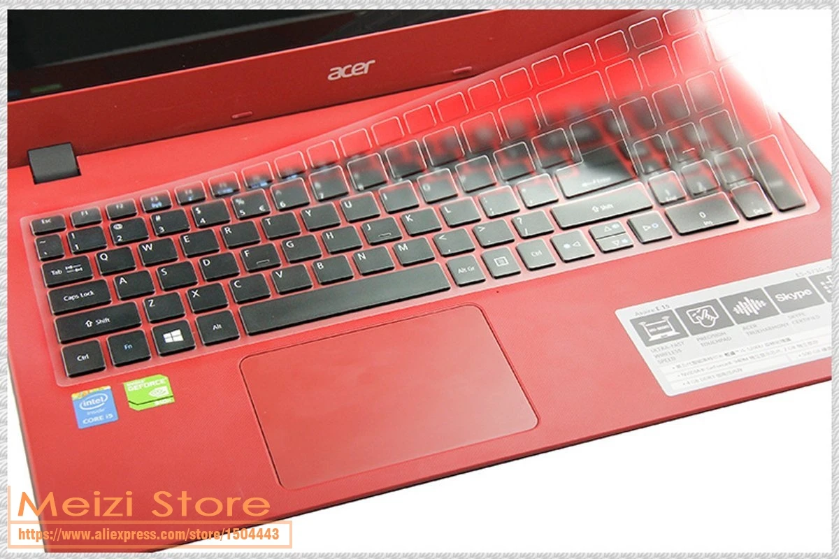 Alta Chiaro 15.6 ''17.3'' Tastiera Di Tpu Della Protezione Della Pelle Della Copertura Della Protezione Per Acer Aspire E R S V Nitro 15 15.6 Serie An