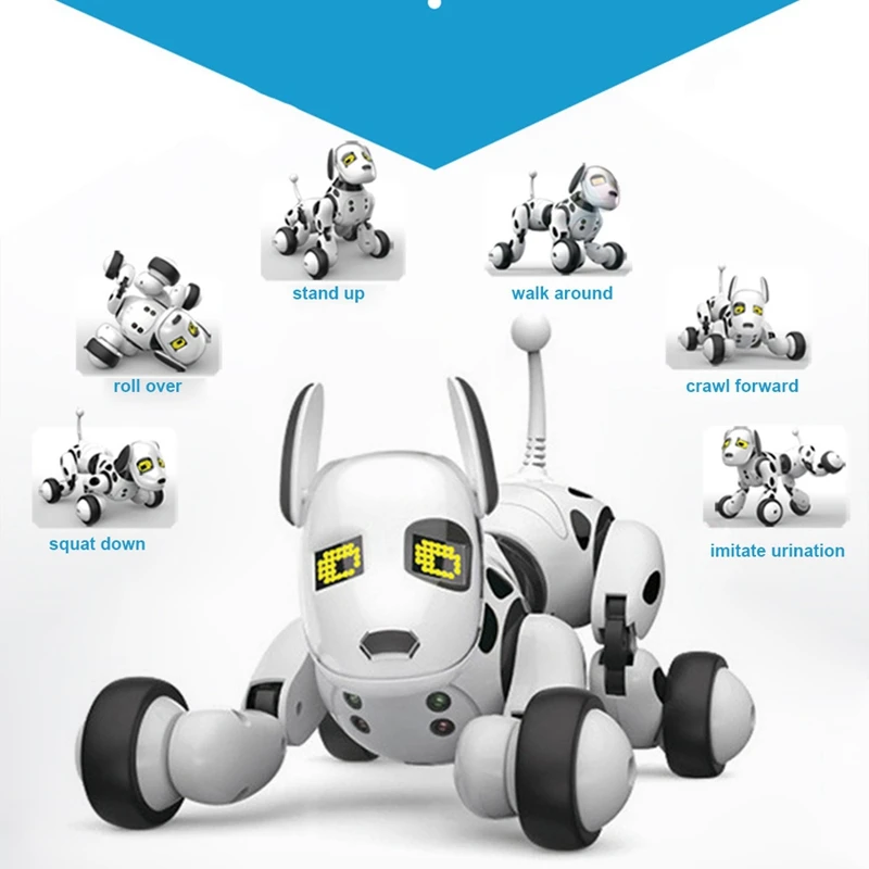  Smart Robot Dog 2.4G Wireless Remote Control Kids Toy Intelligent Talking Robot Dog Toy Electronic 