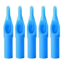 100Pcs Disposable Tattoo Tips Plastic Blue Needles Tip for 3-11RT 3-11DT 5-13FT TY99