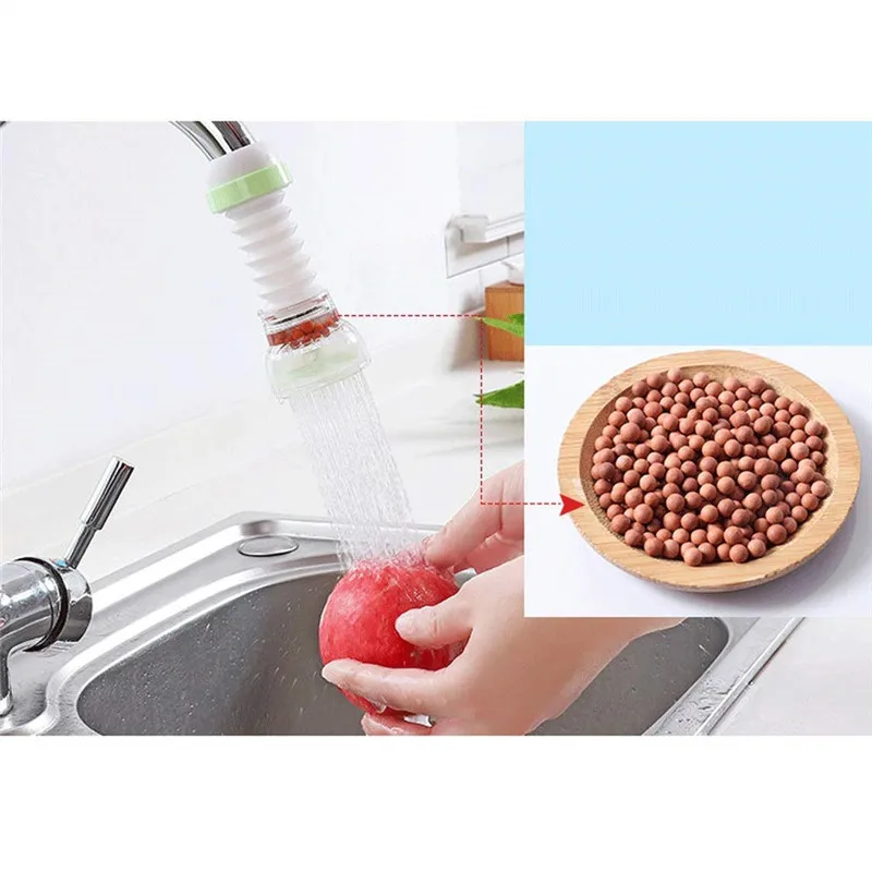 

1pc Kitchen Faucet Extender Water Saving Nozzle Faucet Connector 360 Degree Adjustable Splash-proof Shower Kitchen Accessories