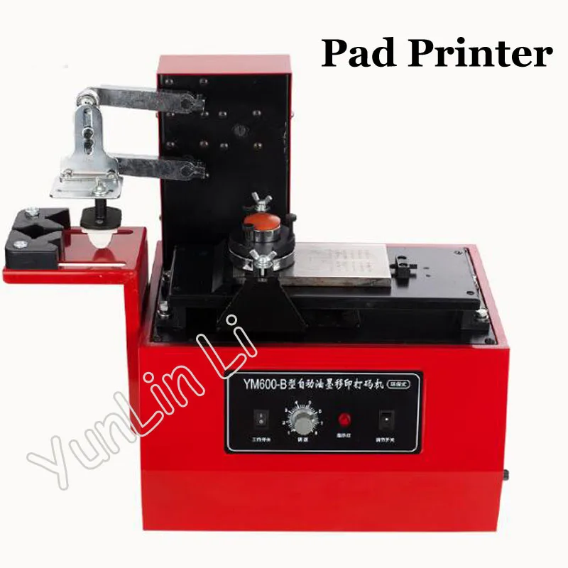 

ym600-b 110v 220V Environmental Desktop Electric Pad Printer Round Pad Printing Machine Ink Printer