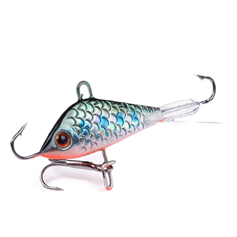 

Quality Winter Ice Fishing Lure Crankbaits With 3D Eyes For Fishing Carp Walleye Pike Fake Lure Artificial Bait Leurre Balancer