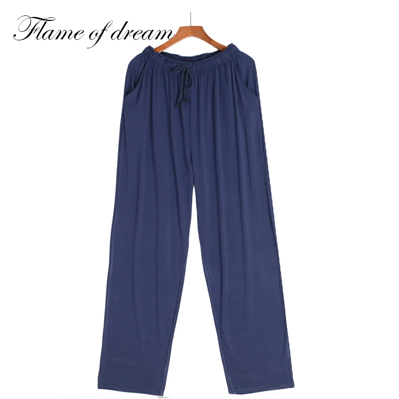 Мужские штаны для отдыха из модала, пижамные штаны для сна, Мужские пижамные штаны, Мужские штаны для отдыха, 348