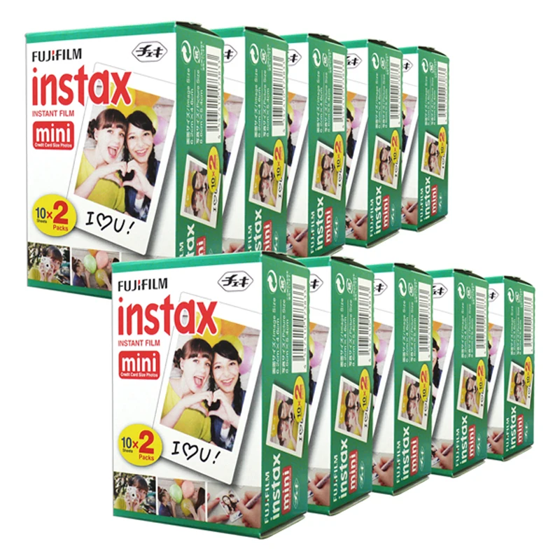 Fujifilm Instax Mini 200 пленка мгновенный белый край для Fuji Mini 7 s 8 8+ 9 25 50 s 70 90 300 SP-1 SP-2 принтера