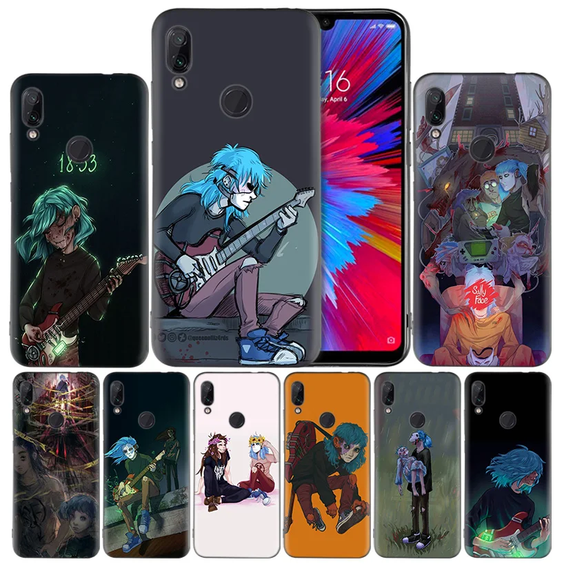 

Sally Face Game Silicone Case Cover for Xiaomi Mi 9 8 Play A1 A2 Redmi Note 7 6 6A 5 Plus S2 GO Lite Pro Pocophone F1