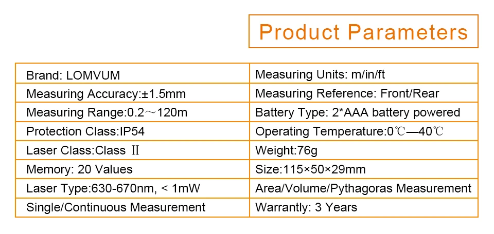 LOMVUM лазерный дальномер цифровой Уровень пузырьки лазерный дальномер на батарейках ручной ленточный дальномер 40 м 50 м 60 м