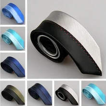 Lammulin галстук 6 стилей Для мужчин костюм Галстуки горошек контраст в Вертикальную Полоску симметрии галстук микрофибры ЖАККАРДОВЫЕ узкий галстук 6 см