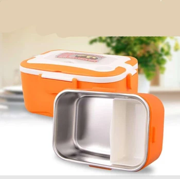 

Electric Lunch Box Portable 1.5L Car Lunchbox 110v-220v Truck Electric Food Warmer Hot Rice Cooker Traveling Meal Heater