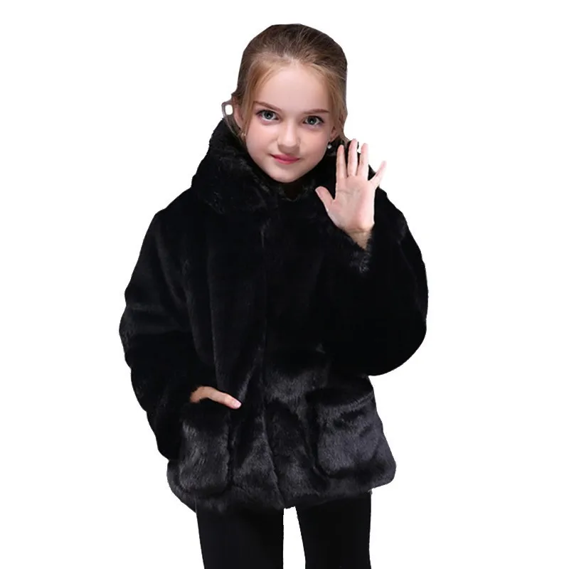

Autumn And Winter Children's Garment Cotton-padded Clothes Imitate Leather Coat Girl Keep Warm Boys Jacket Coats Fur Clothing