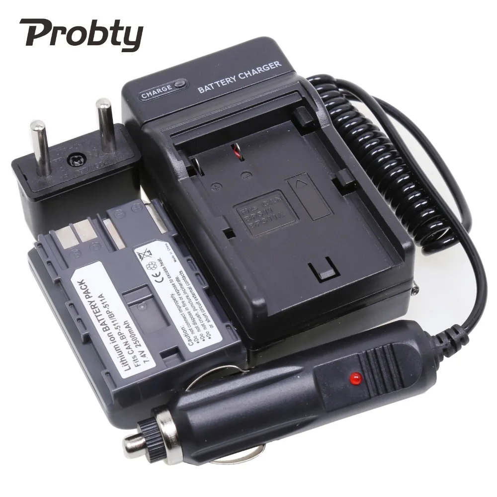 PROBTY 1 . BP-511 BP 511 511A  +    Canon Powershot G6 G5 G3 G2 G1 EOS 300D D30 D60 40D 20D 30D 