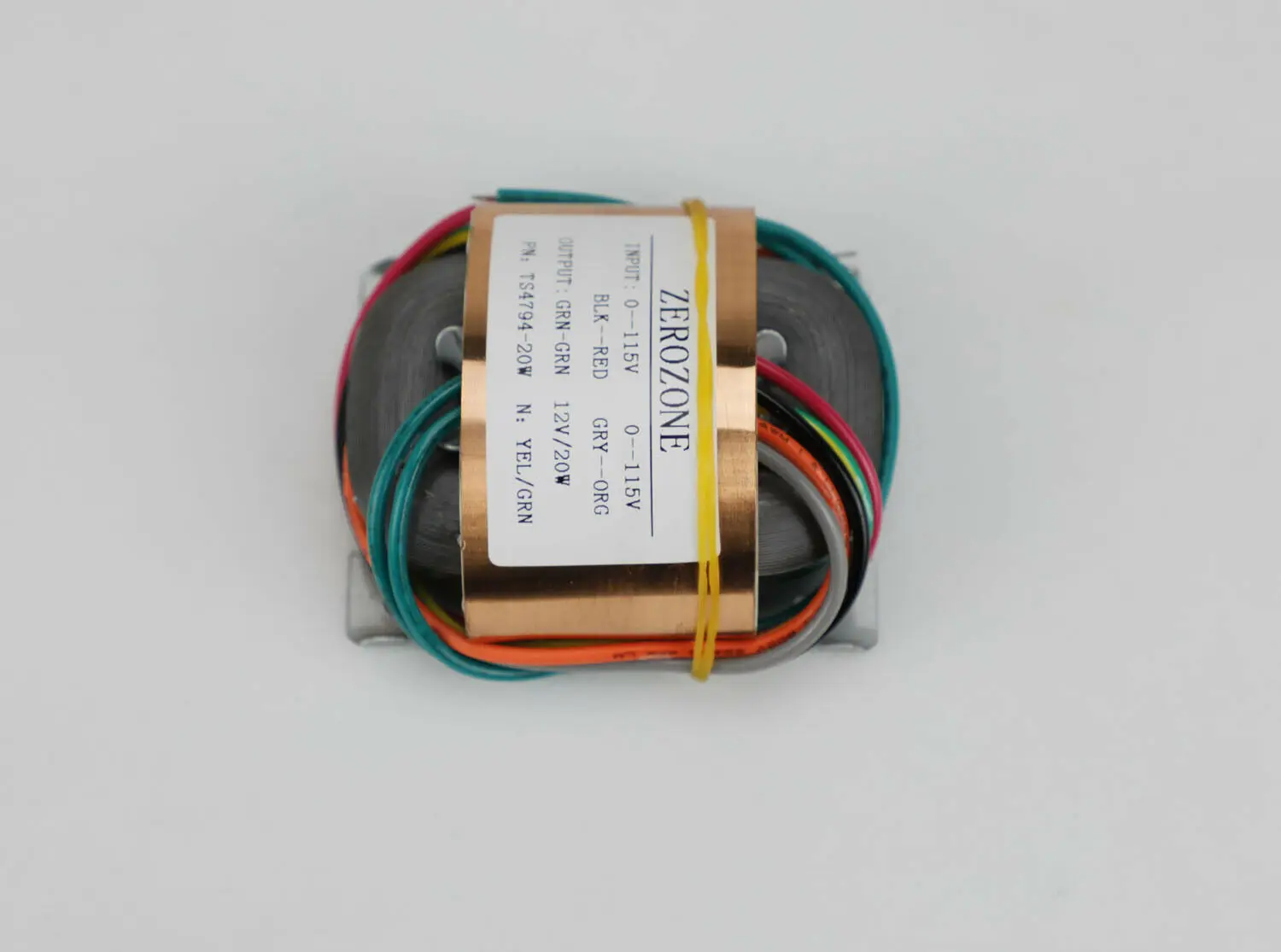 GZLOZONE 20VA Pure Copper R-core Transformer 6V / 9V /12V /15V/ 18V  L16-2-1 3