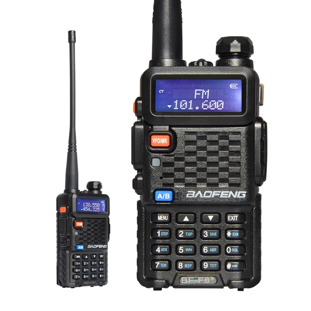 imágenes para Original baofeng bf-f8 + walkie talkie 5 w doble banda vhf 136-174 mhz uhf 400-520 mhz radio de dos vías baofeng f8 + cb jamón radios imágenes para Original baofeng bf-f8 + walkie talkie 5 w doble banda vhf 136-174 mhz uhf 400-520 mhz radio de dos vías baofeng f8 + cb jamón radios