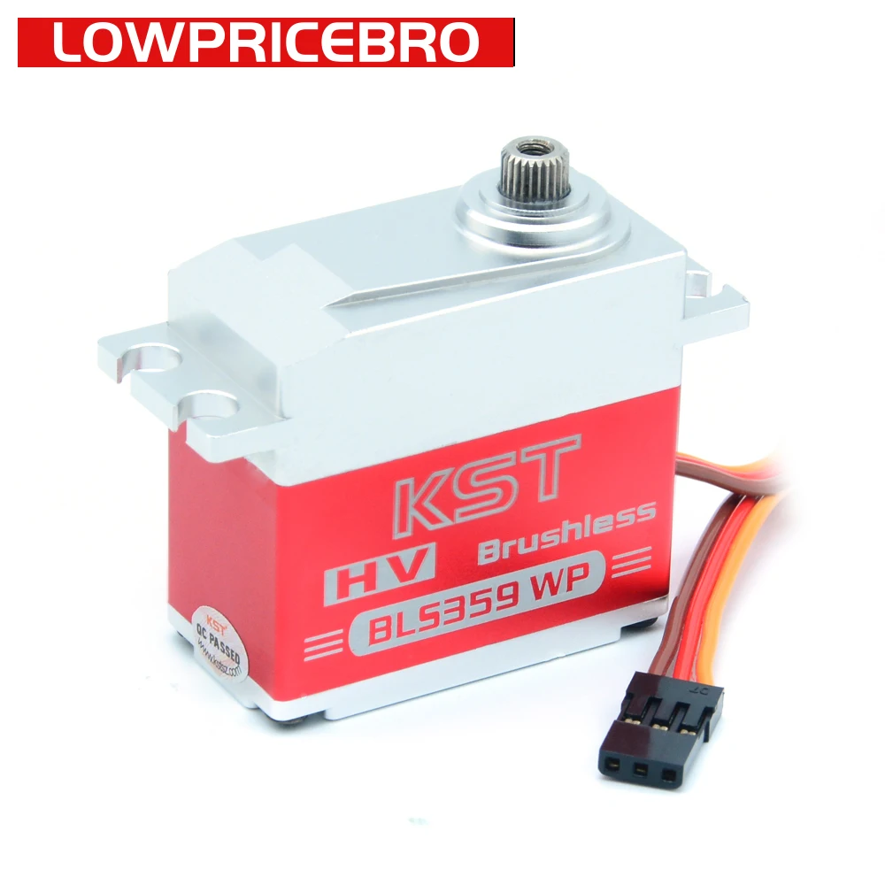

KST BLS359 WP Waterproof Torque 28KG Full Metal Case Car Brushless Motor Servo