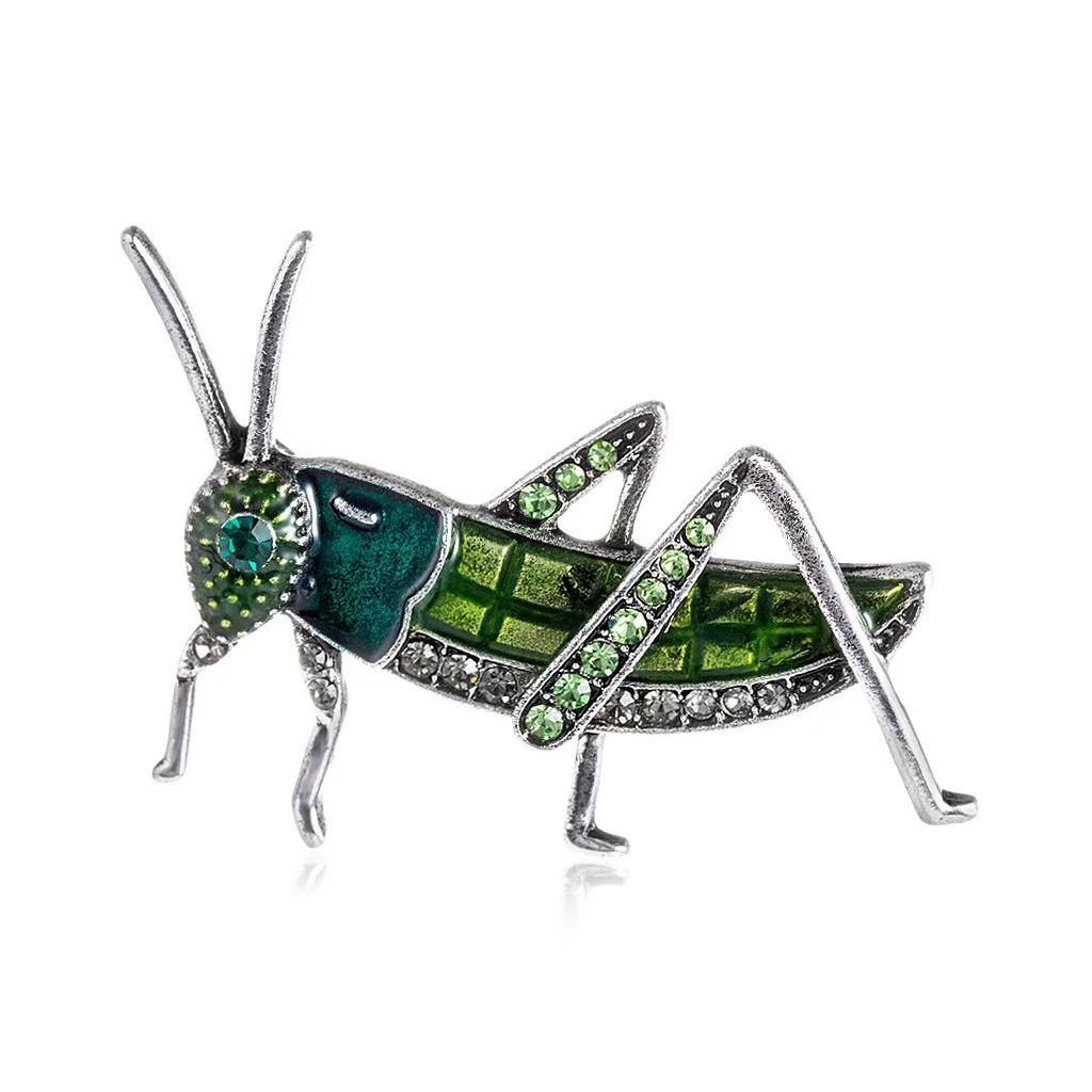 

Wind Originality Grasshopper Grasshopper Brooch Ornaments Oil Dripping Animal Brooch