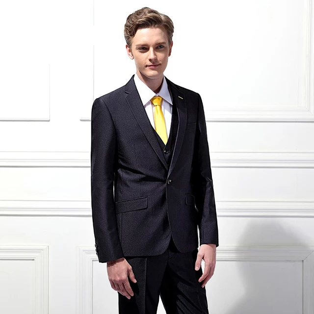 Men Suit 2017 Slim Fit Mens Suits Wedding Groom Clic 3 Men Suit 2017 Slim Fit Mens Suits Wedding Groom Clic 3 Piece Navy Burgundy