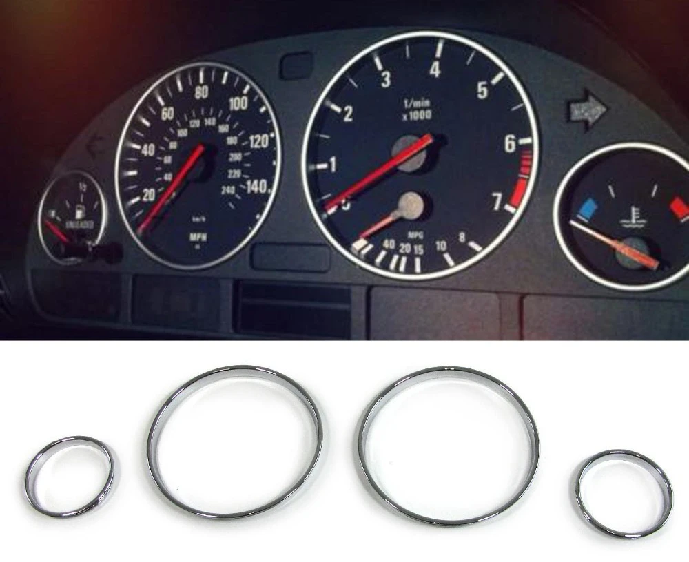 Rings Set FOR BMW 5 series (E39)7 series (E38) and X5 (E53) instrument  cluster|Gauge Sets & Dash Panels| - AliExpress