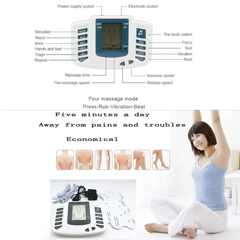 JR309 electric tens therapy massager (2)