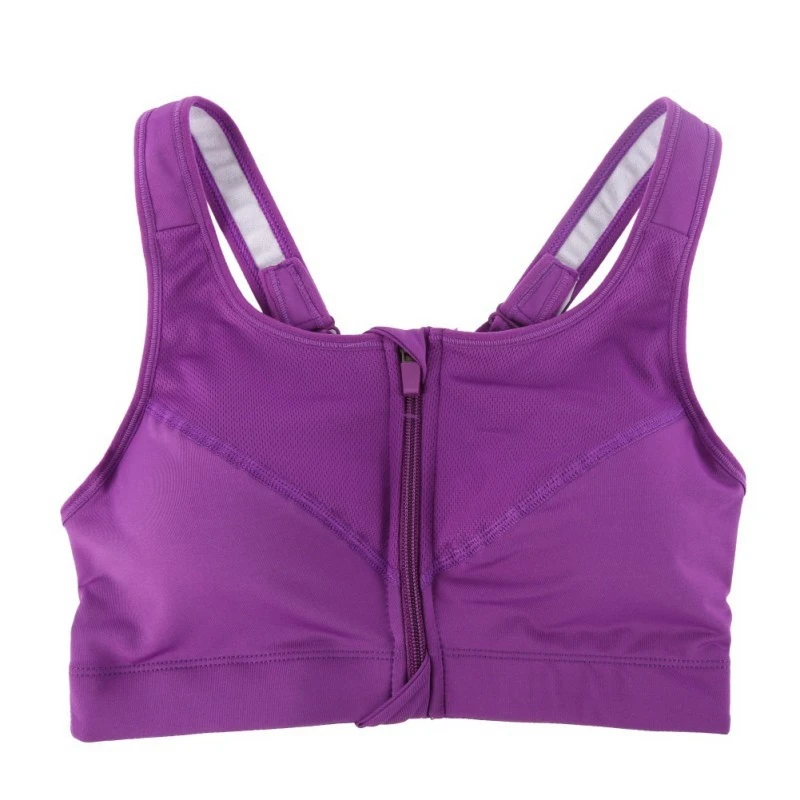 Women plus size Zipper bra Sport Running Gym Yoga Gym Tank Tops Female Yoga  Vest BRA - AliExpress