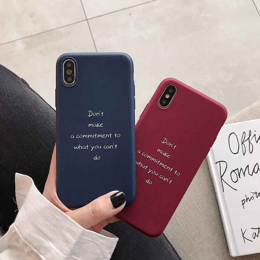 

Matte Case For Huawei Honor 8X 10 9 Play Mate 20 Pro Mate 10 9 Pro P20 Lite P20 English Words Soft TPU Mobile Phone Bags Cover