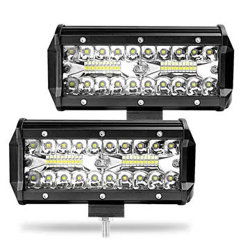 

LED Pods 120W Off road Driving Light LED Work Light Bar Spot Flood COMBO Fog lights Waterproof LED Cubes for Jeep Truck Pick