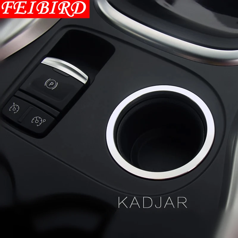 

Car Styling Gear Shift Box Cover Ring Frame Cover Trim 1 Pcs Colorful Fit For Renault Kadjar 2016 2017 2018 Metal