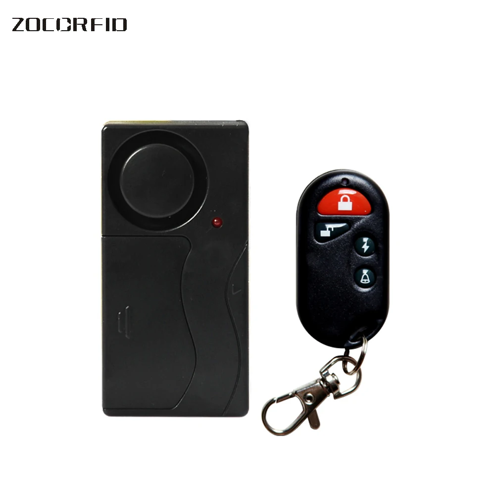 

Home Security Wireless Remote Control 105decibels Vibration Motorcycle- Bike/ Door -Window Detector Burglar Alarm