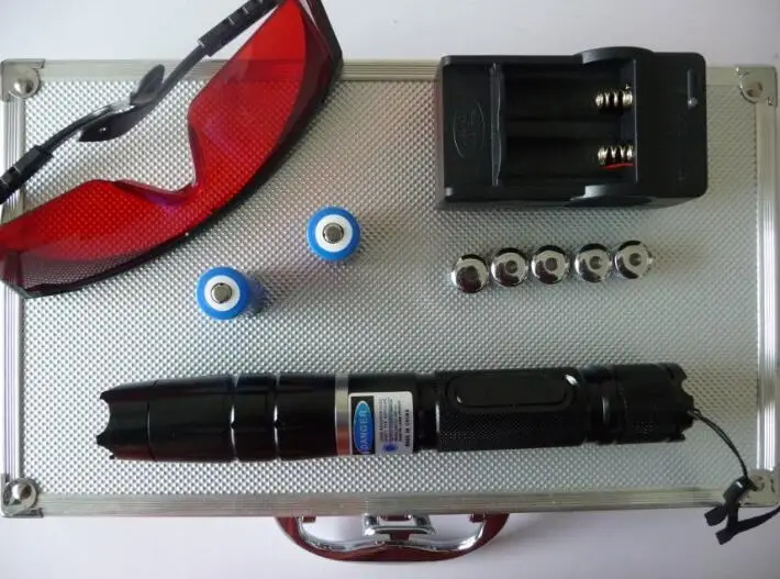 

450nm High Power 500000m Blue Laser Pointers SOS Flashlight Burn Match Candle Lit Cigarette Wicked Wholesale LAZER Hunting