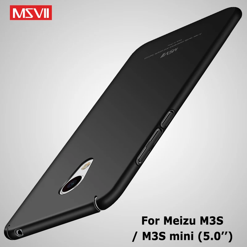 Meizu M3s Mini чехол-накладка Msvii Ультра Тонкие Матовые чехлы чехол s для M3 Note 3 Жесткий