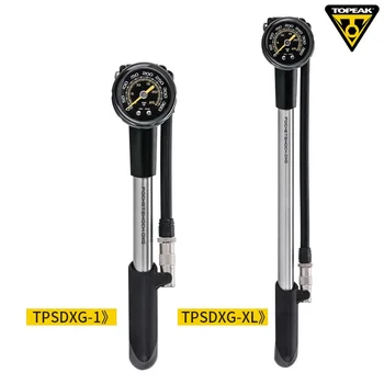 

Topeak POCKETSHOCK DXG Bicycle 360psi Pump MTB Fork Air Pump Inflator Cycling Presta Schrader Valve El Inflador de Bicicleta