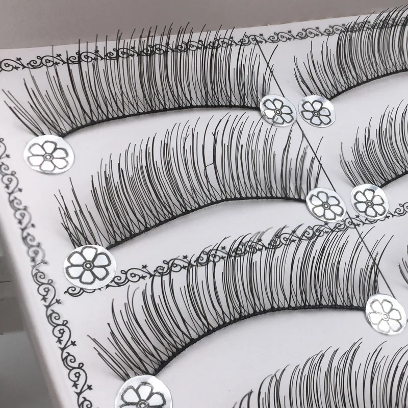 

10 Pairs Eyelashes 3D Mink Lashes Natural Handmade Volume Soft Lashes Long Eyelash Extension Real Mink Eyelash for Makeup