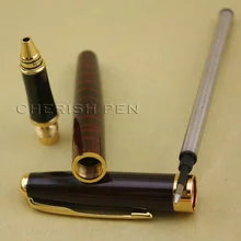 Baoer 388 ручки дешевые и хорошего Красного полированного и Золотая стрела Клип Роллер/Шариковая/ролик/ ролик ручка
