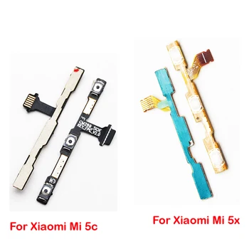 

10 pcs/lot ,Power On/Off Key Volume Up/Down Side Button Flex Cable For Xiaomi Mi 5c 5C 5X Mi5x 6X 6 Replacement Repair Parts