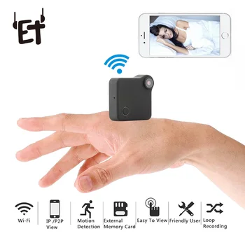 

C1 WIFI P2P Mini Camera HD 720P Wearable IP Camera Motion Sensor Detection Camcorder WI-FI Audio Record Surveillance Monitor