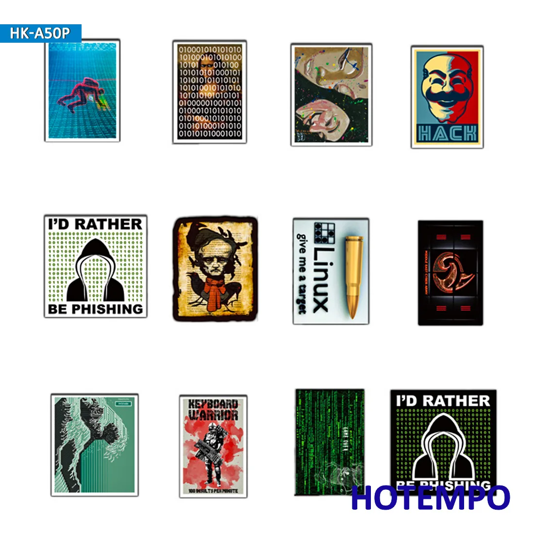 50pcs Hackers Graffiti Stickers Programming Internet Html Software Geek for Mobile Phone Laptop Luggage Skateboard Decal Sticker 50pcs Hackers Graffiti Stickers Programming Internet Html Software Geek for Mobile Phone Laptop Luggage Skateboard Decal Sticker