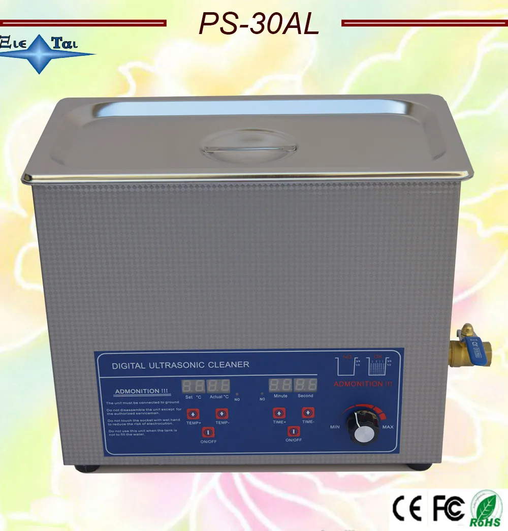 Горячая Распродажа PS 30AL Регулируемый power70 180W Ультразвуковой очиститель 6L