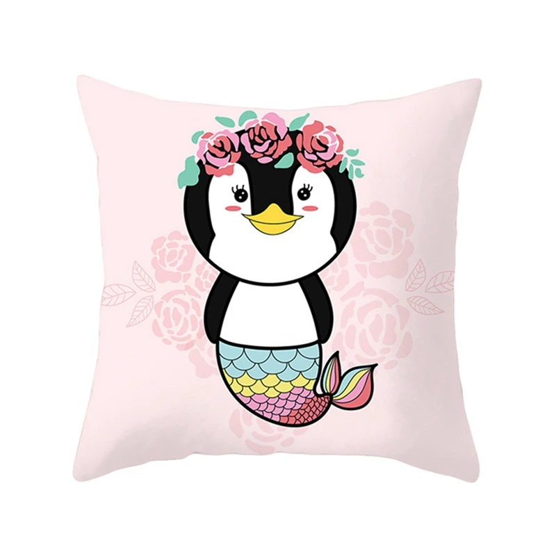 45x45cm Flamingo Unicorn Pillow Case Decorative Pillowcase -Unicorn Fashion