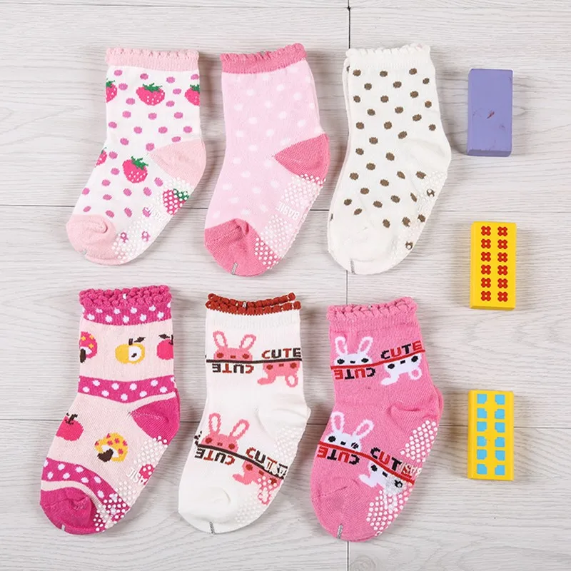 12 пар/лот; детские носки; Повседневные детские тапочки для новорожденных мальчиков и девочек; нескользящие носки; детские носки-тапочки; atws0005