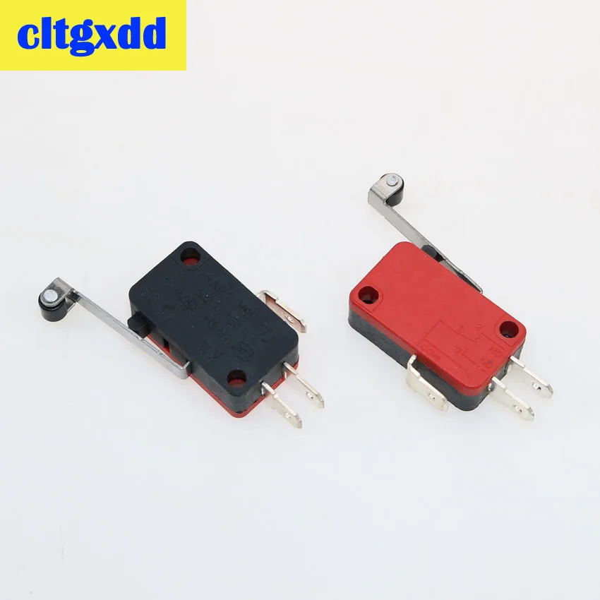 cltgxdd 1pc Mini Micro Limit Switch NO NC 3 Pin PCB Terminals SPDT 16A 125V Roller Arc lever Snap Action Push Microswitch | Компьютеры и