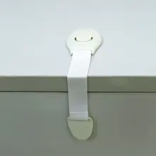 Безопасный замок для малышей, Детские ящики, шкаф, холодильник, дверный замок, пластиковые замки для шкафов, 1 шт