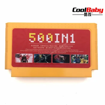 

CoolBaby New Arrival 500 in 1 Classic Games Collection 8 Bit 60 Pins Game Card for Video Game Console Memory Card